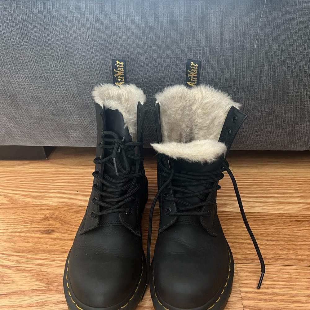 Dr. Martens Black Lace Up Boots - Picture 2 of 4